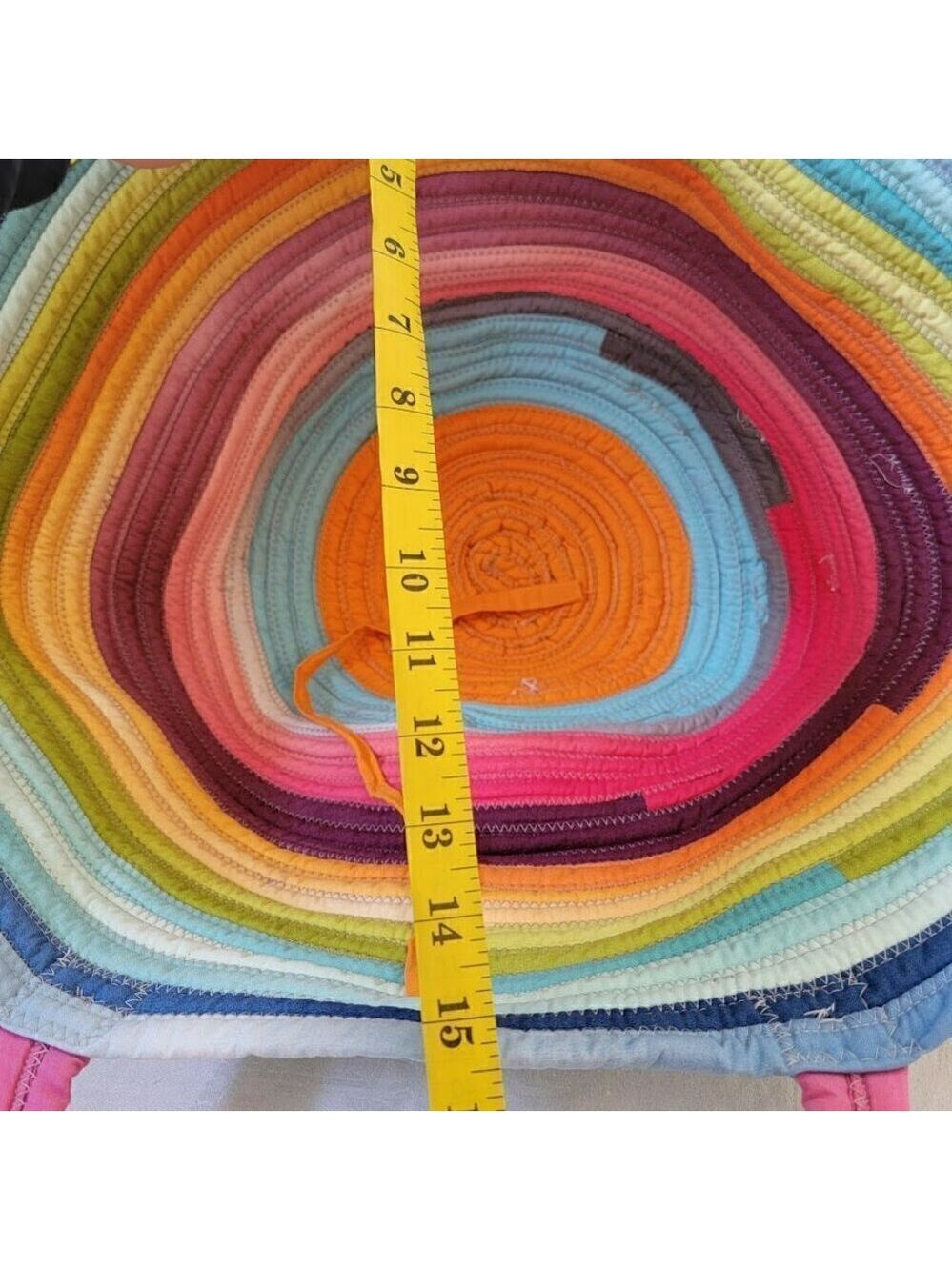 Summer Styled Fabric Jelly Roll Bag - Adorable Carry All - Picture 7 of 8